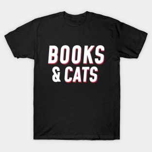 Books and Cats T-Shirt